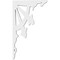 Ekena Millwork Riley Architectural Grade PVC Bracket, 5/8"W X 7"D X 12"H BKTP01X07X12RL - alternate 4